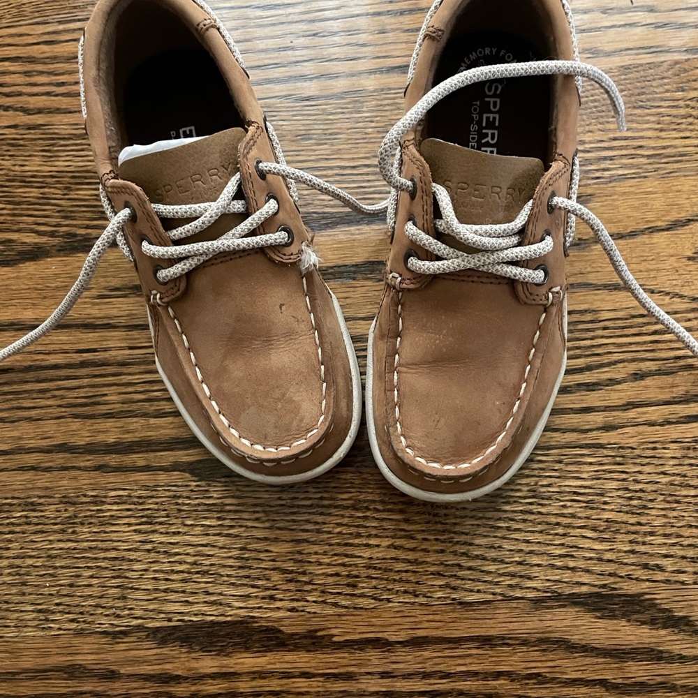 Sperry Kids Tan Gamefish Dark Tan